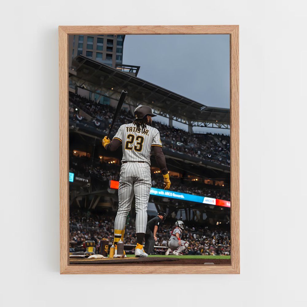 Poster Fernando tatis dégagée – affiche Baseball (vue 4)